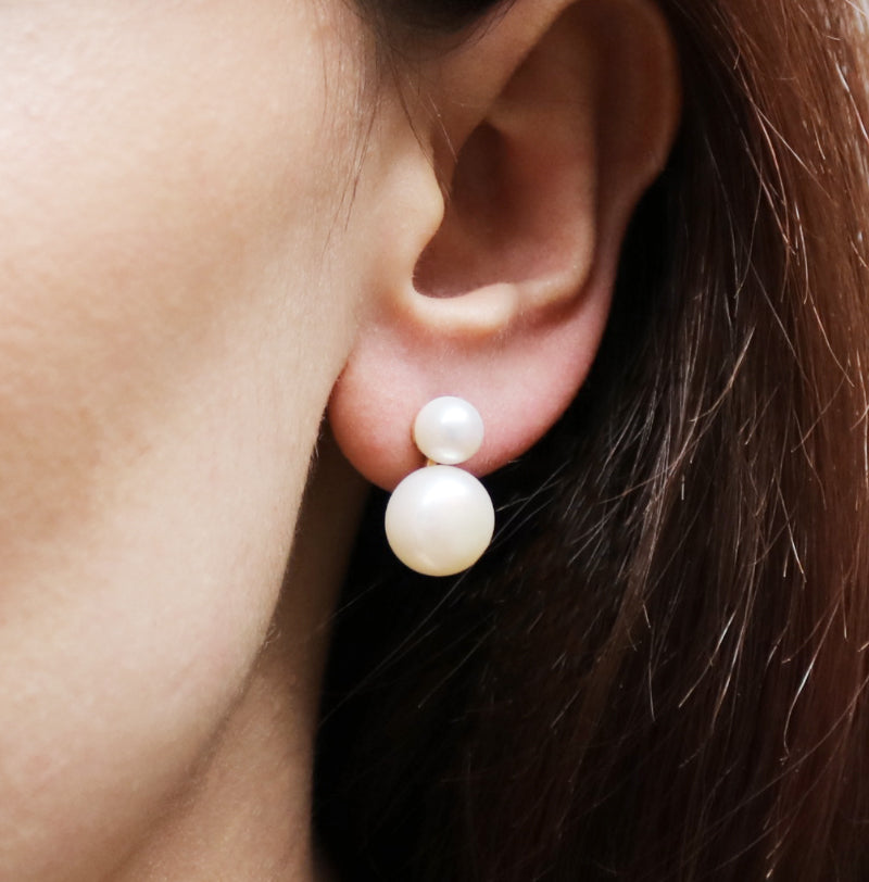 Pearl Double G Stud store Earrings