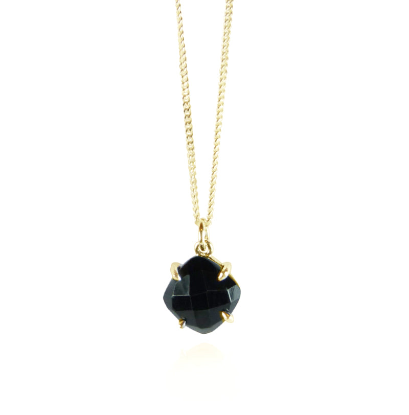 Square on sale gem necklace