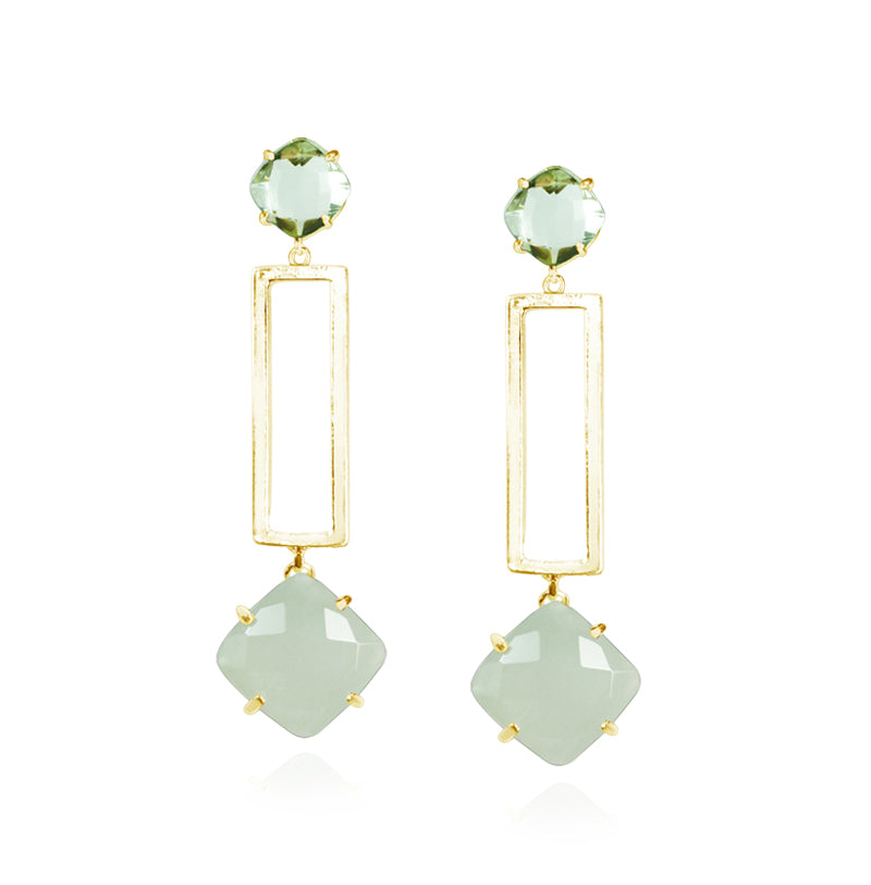 Aquamarine Drop Earrings