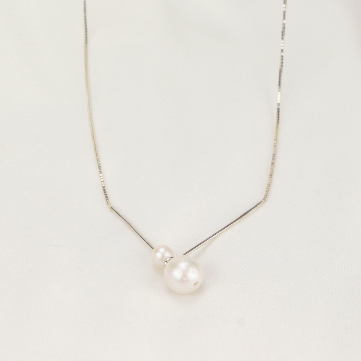 Abstract Pearl Necklace