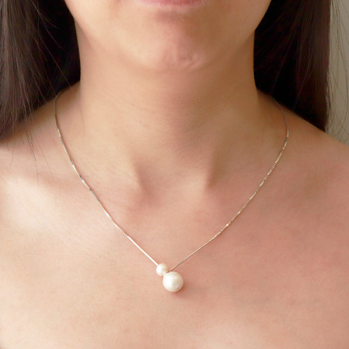 Abstract Pearl Necklace