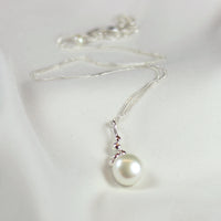 Granulated Pearl Drop Pendant