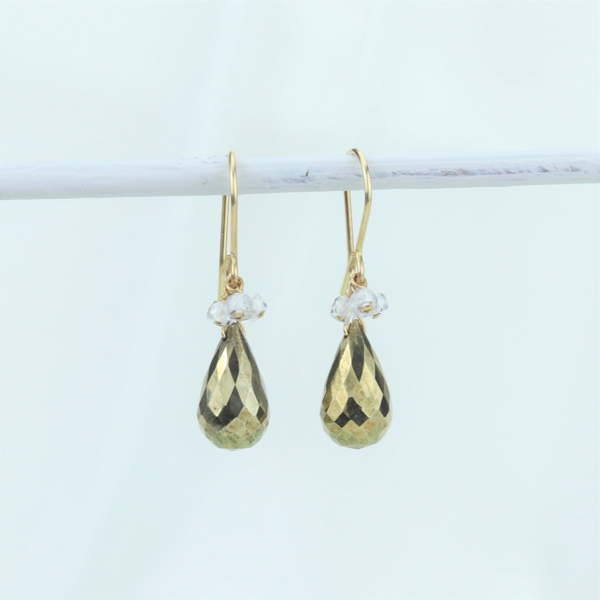 Pyrite Cluster Earrings