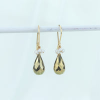 Pyrite Cluster Earrings