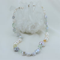 Multi Pearl & Gem Necklace