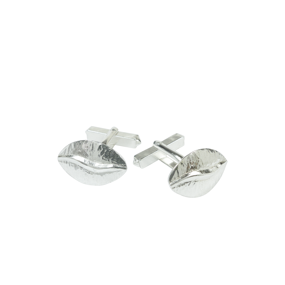 Silver Leaf Cufflinks