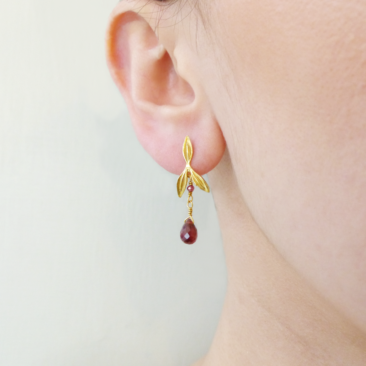 Mini Falling Leaves Earrings