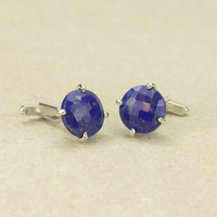 Lapis Lazuli Marquise Cufflinks