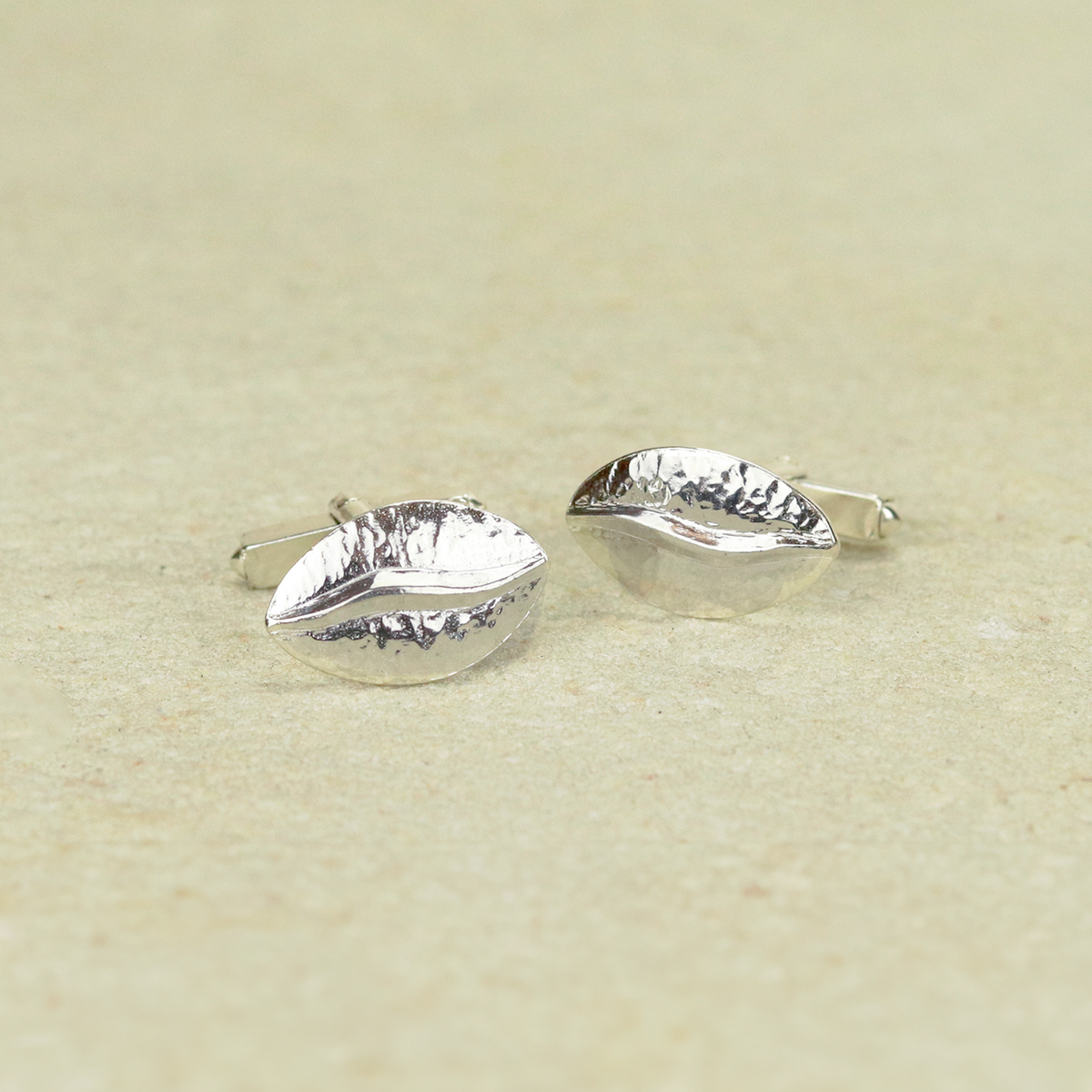 Silver Leaf Cufflinks