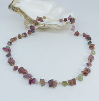 Mixed Rough Tourmaline Necklace