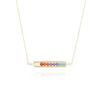 Multicoloured Zircon Necklace