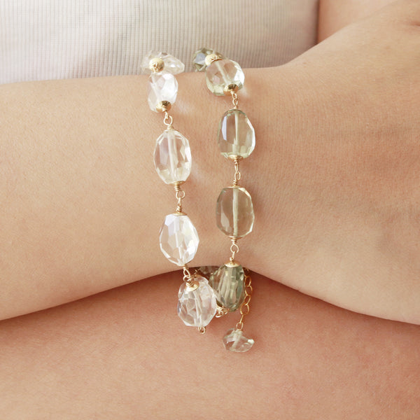 Tumbled Gemstone Bracelet