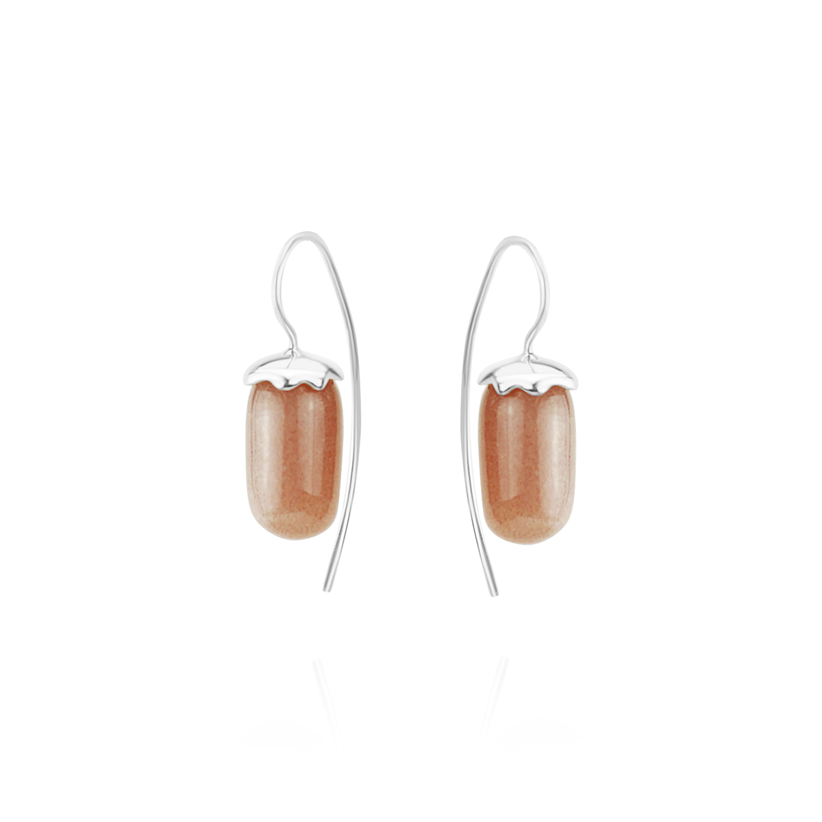 Smooth Capsule Earrings