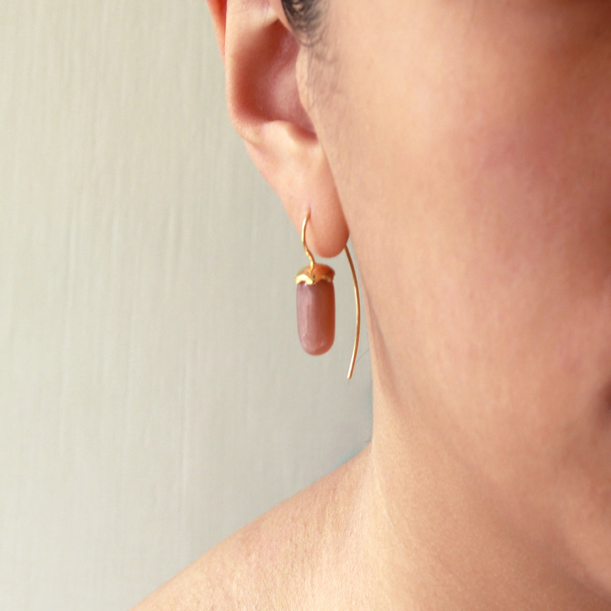 Smooth Capsule Earrings