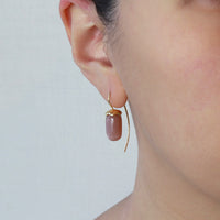 Smooth Capsule Earrings