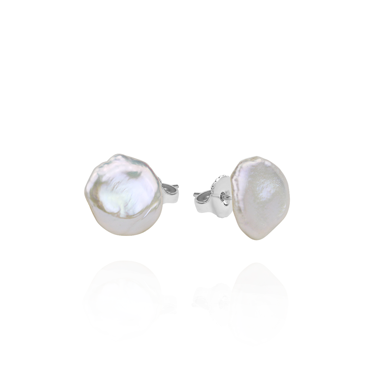 Keshi Pearl Stud Earrings