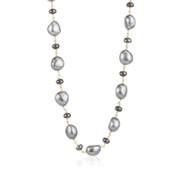 Alternating Pearl Necklace