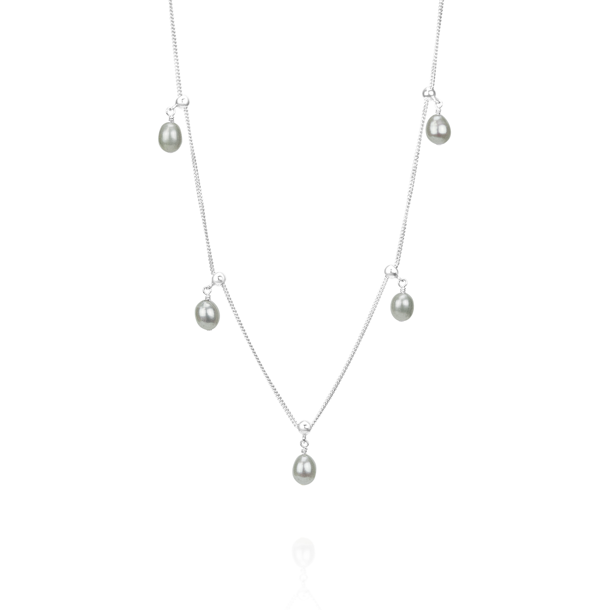 Delicate Adjustable Pearl Necklace