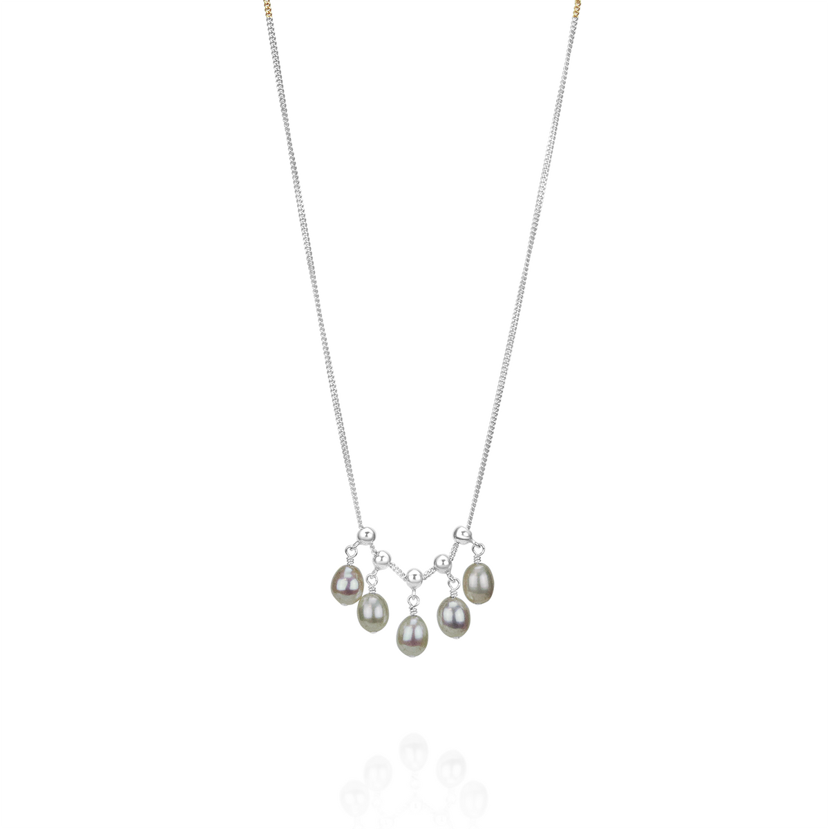 Delicate Adjustable Pearl Necklace