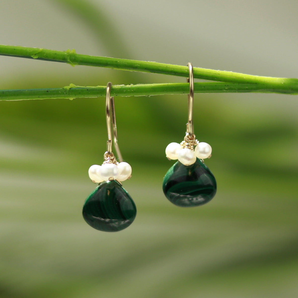 Dainty Smooth Drop Earrings