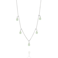 Delicate Adjustable Briolette Necklace