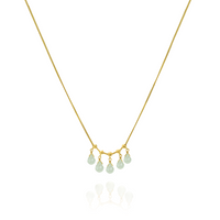 Delicate Adjustable Briolette Necklace