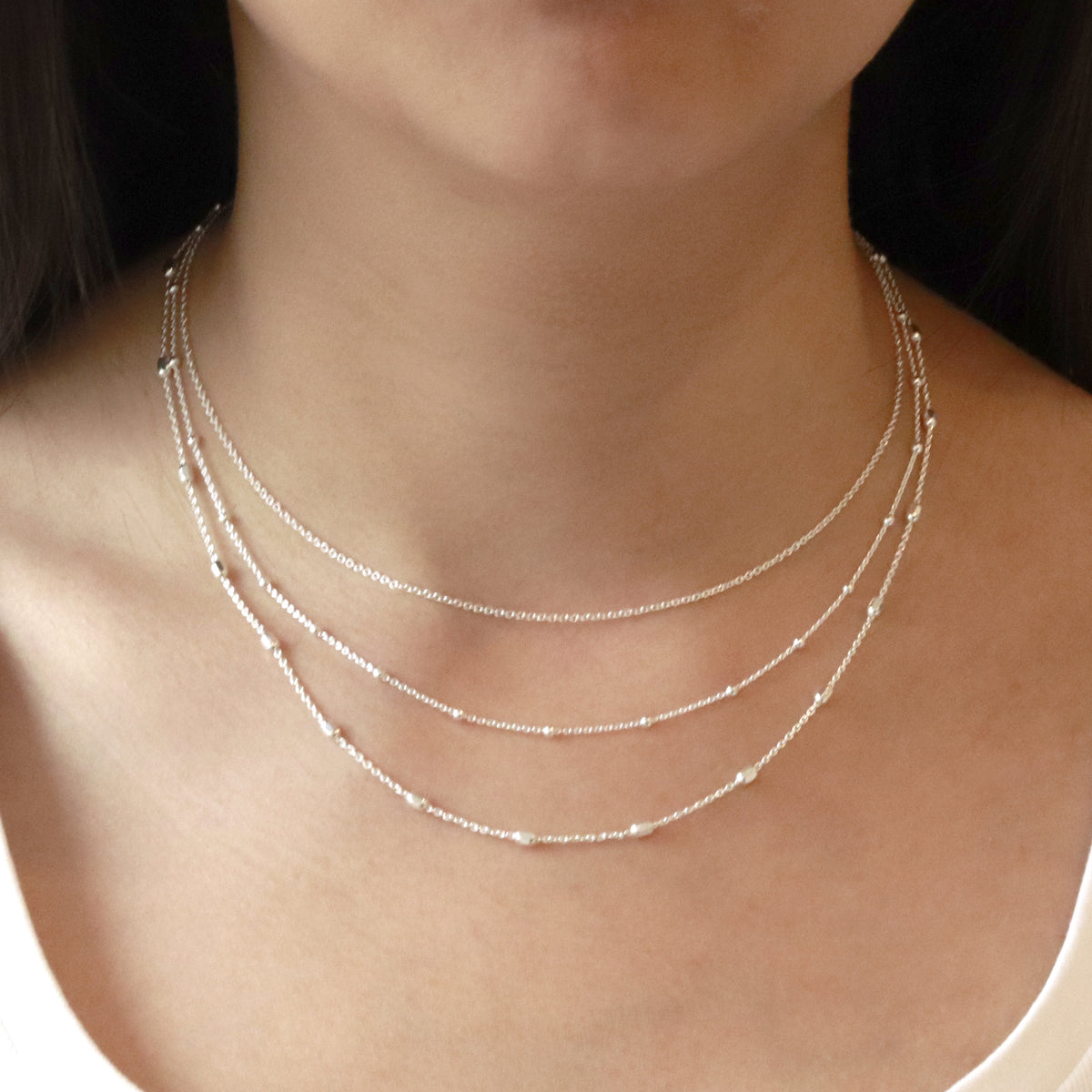 Triple Chain Necklace