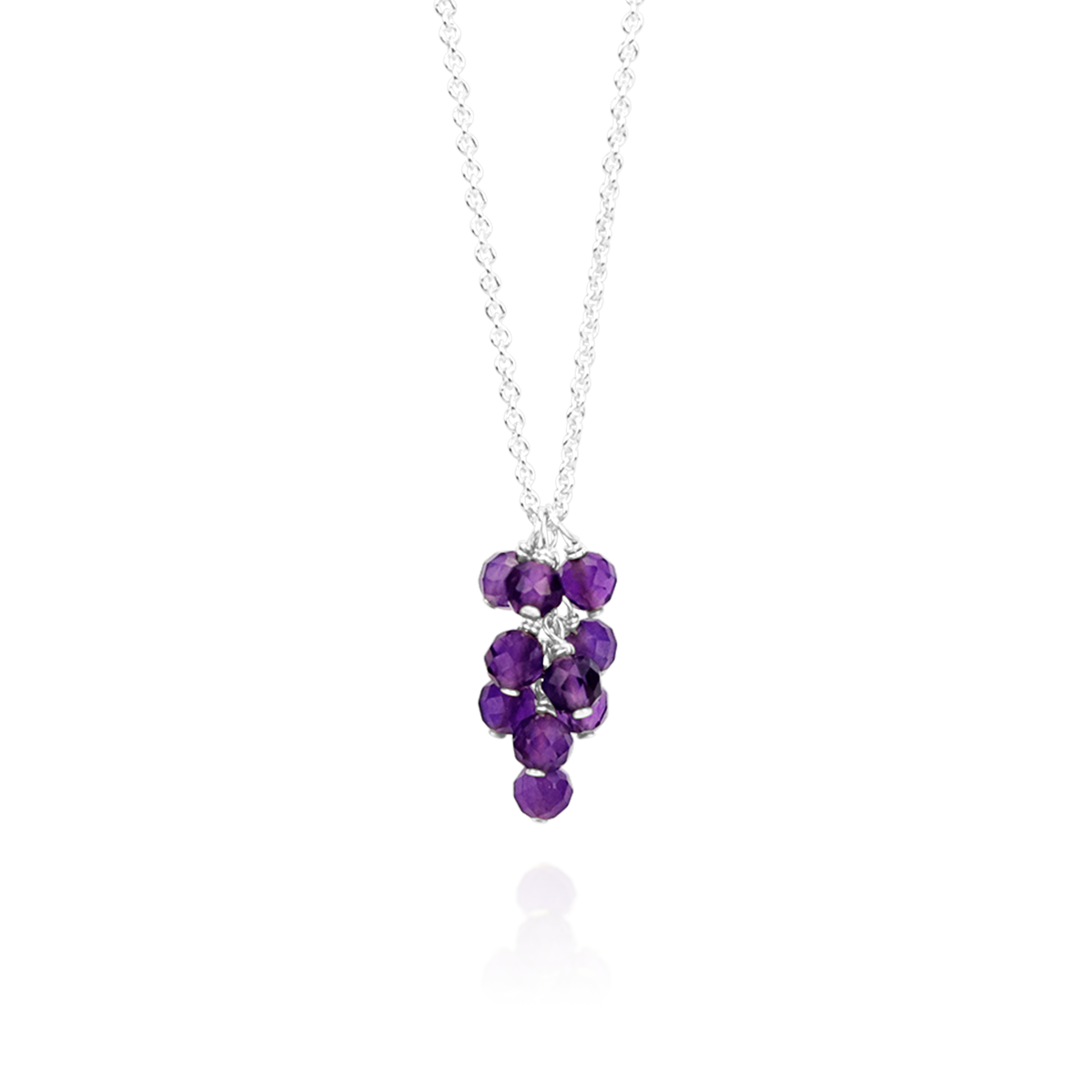 Grape Cluster Pendant Necklace