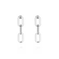 Chunky Flat Chain Earrings