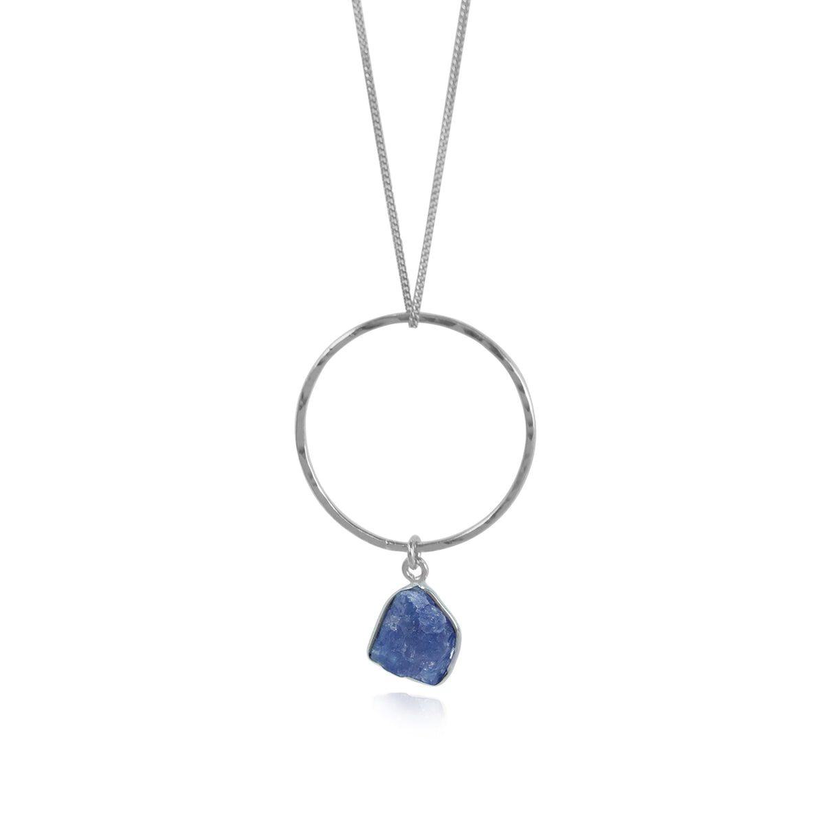 Tanzanite Hoop Pendant