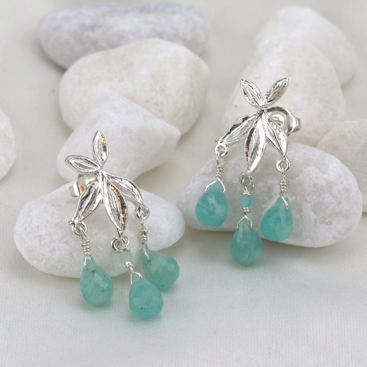 Amazonite Drop Earrings