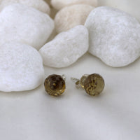 Faceted Stone Studs