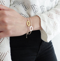 Metallic Textured Bracelet