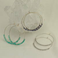 Large Wire Wrapped Hoops