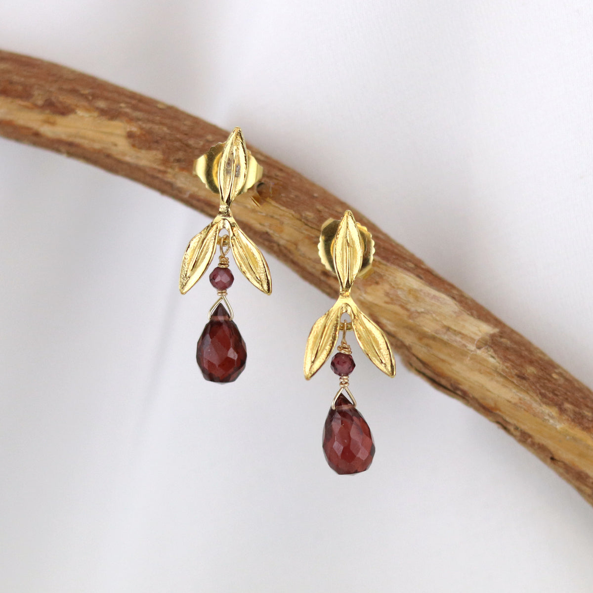 Mini Falling Leaves Earrings