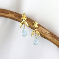 Mini Falling Leaves Earrings