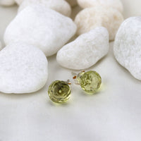 Faceted Stone Studs