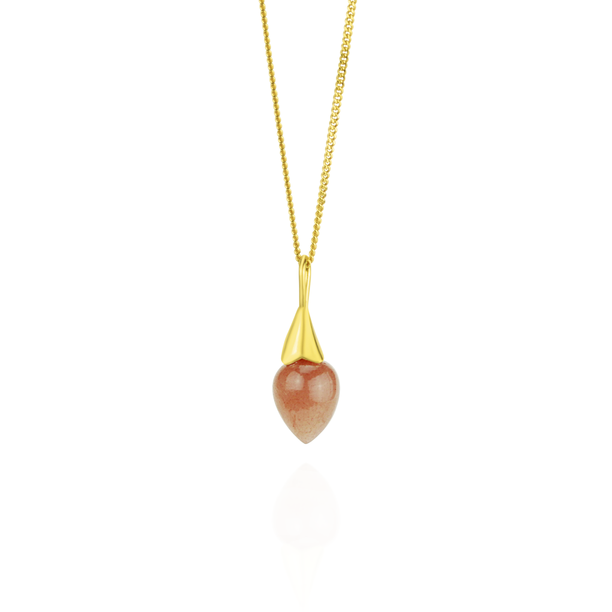 Small acorn pendant necklace, a delicate and elegant piece perfect for adding a subtle touch of nature-inspired charm to any outfit.