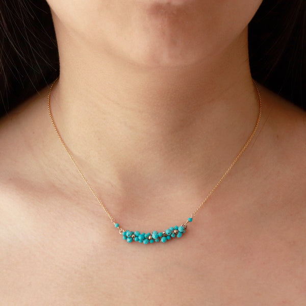 Clustered Turquoise Pendant