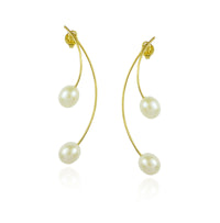 Gold Pearl Earring Jackets