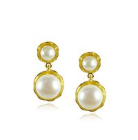 Double Pearl Earrings