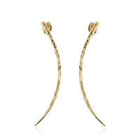 Hammered Curve Earrings