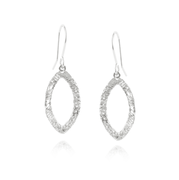 Metallic Silver Earrings