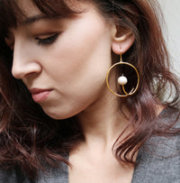 Spiral Hoop Earrings