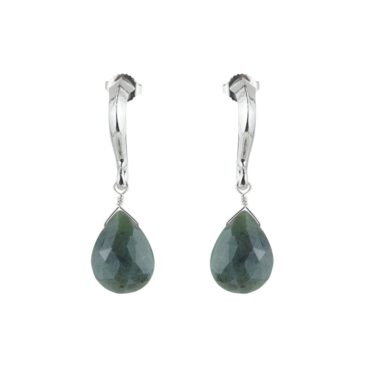 Moss Agate Earrings