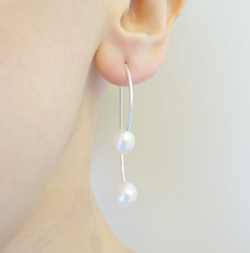 Pearl Jacket Earrings