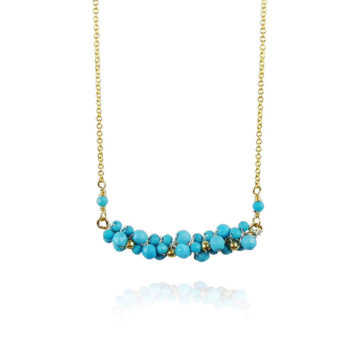 Clustered Turquoise Pendant