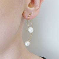 Gold Pearl Earring Jackets